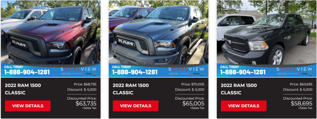 New Ram 1500 Real Deal Makers