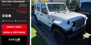 2022 Jeep Wrangler Toronto