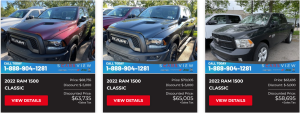 2022 RAM 1500 Classic, Pickering,Ajax,Toronto,Oshawa,Kingston,Barrie,Brampton,Richmond Hill,North York, Ontario Real Deal Makers Trucks