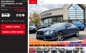 2013 Bentley Continental GT Toronto,Scarborough