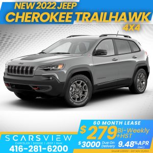 New 2022 JEEP Cherokee Trailhawk 4x4 Toronto