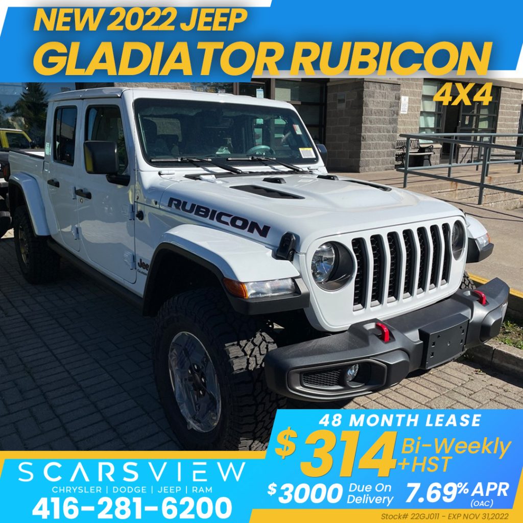 2022 Jeep Gladiator Rubicon Brampton