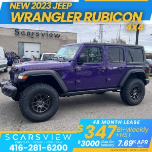 New 2023 Jeep Wrangler Rubicon Deals
