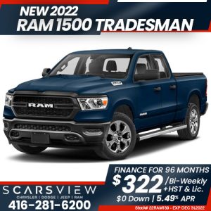 Tradesman 2022 Ram 1500 Real Deal Makers