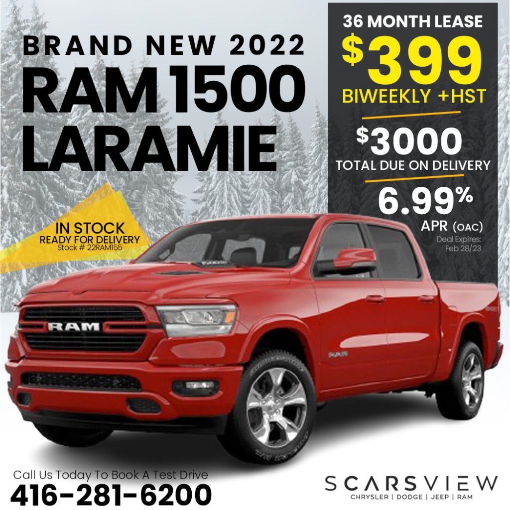 2022 RAM 1500 Laramine Toronto