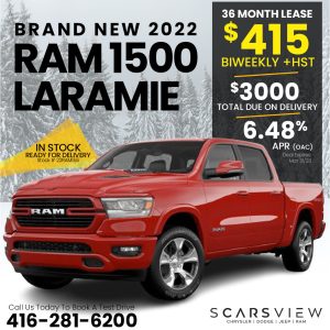 2022 RAM 1500 Laramie Deal