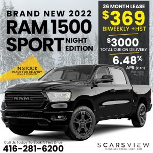 New 2022 RAM 1500 Night Edition Toronto