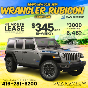 2023 Jeep Wrangler Rubicon 4xe Toronto