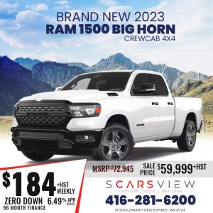 New 2023 Ram 1500 Bighorn Toronto